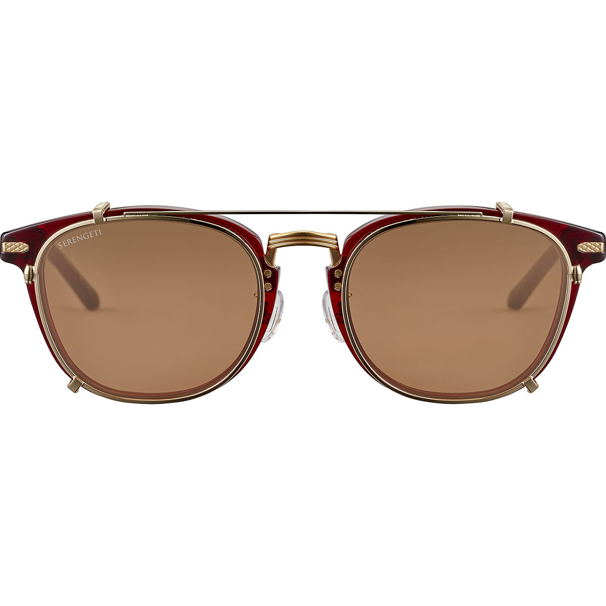 CLIP ON EGON S, Shiny White Gold-Mineral Polarized Drivers Gradient Cat 2 to 3 B4, hi-res image number null